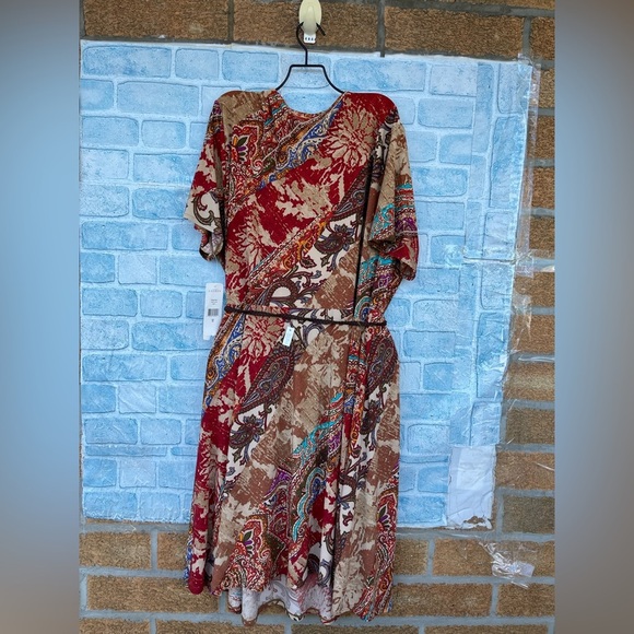 RALPH LAUREN PAISLEY WRAP DRESS SIZE 3 x - Picture 7 of 11